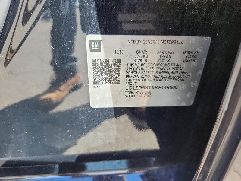 2019 CHEVROLET MALIBU LT 12