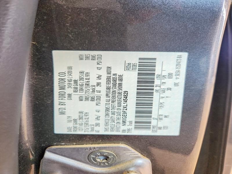 2020 FORD TRANSIT CONNECT XLT 14