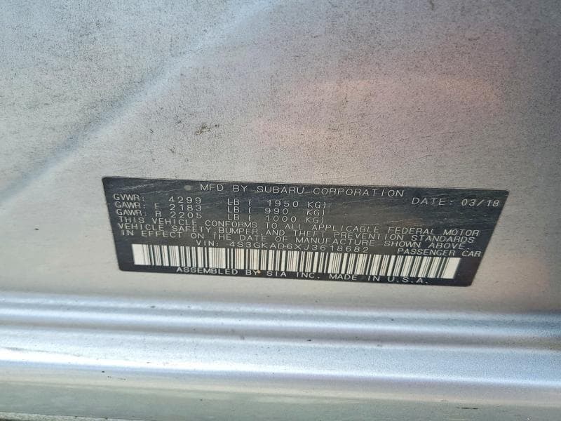 2018 SUBARU IMPREZA PREMIUM PLUS 13