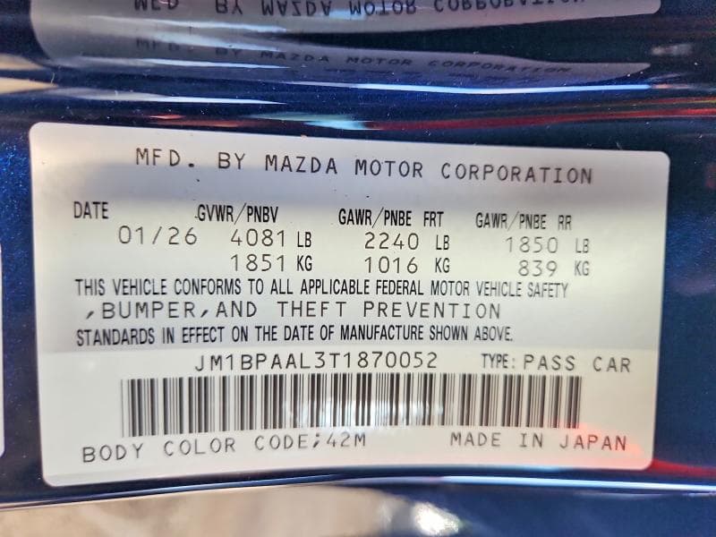 2026 MAZDA 3 12