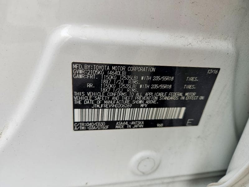 2017 TOYOTA RAV4 SE 13