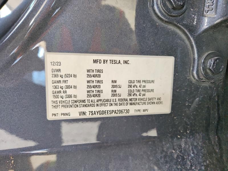 2023 TESLA MODEL Y 13