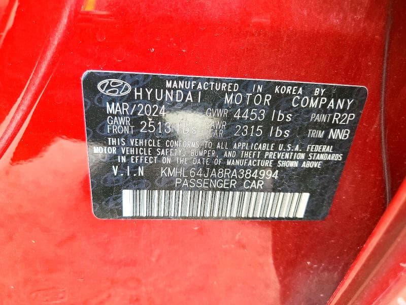 2024 HYUNDAI SONATA SEL 12