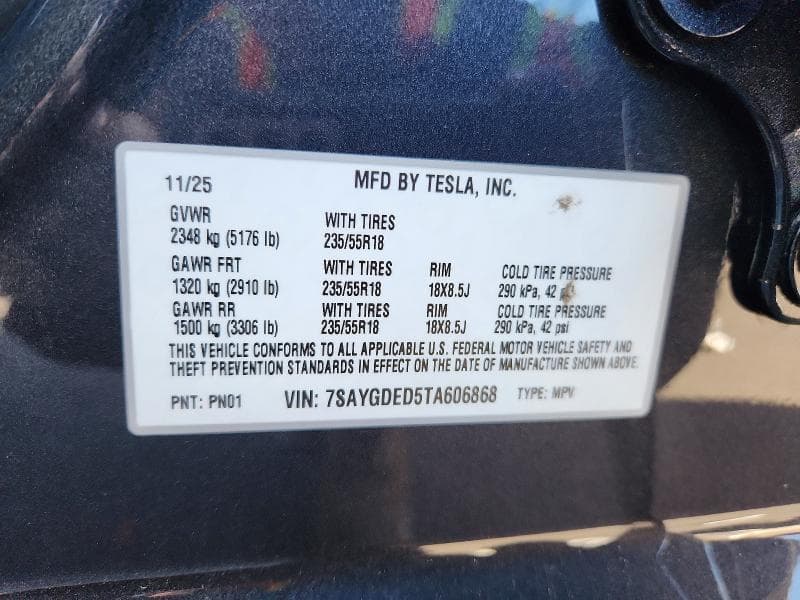 2026 TESLA MODEL Y 13