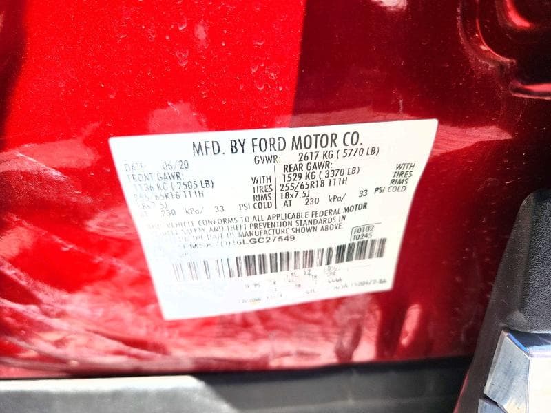 2020 FORD EXPLORER XLT 13