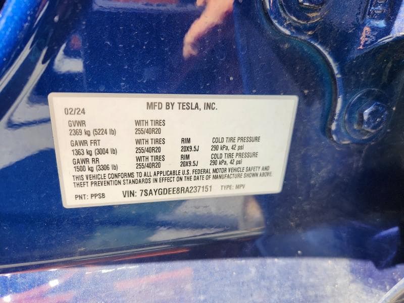 2024 TESLA MODEL Y 13