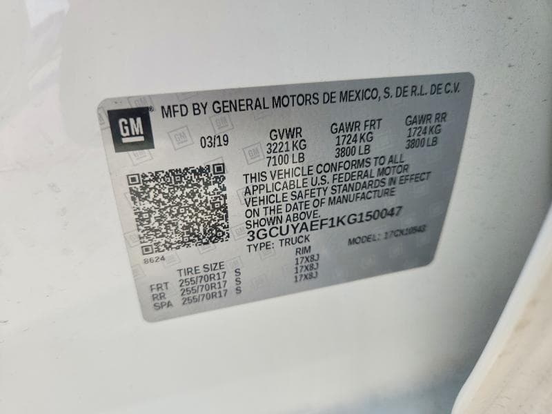 2019 CHEVROLET SILVERADO K1500 13
