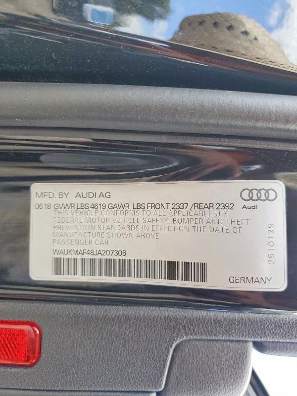 2018 AUDI A4 PREMIUM 12