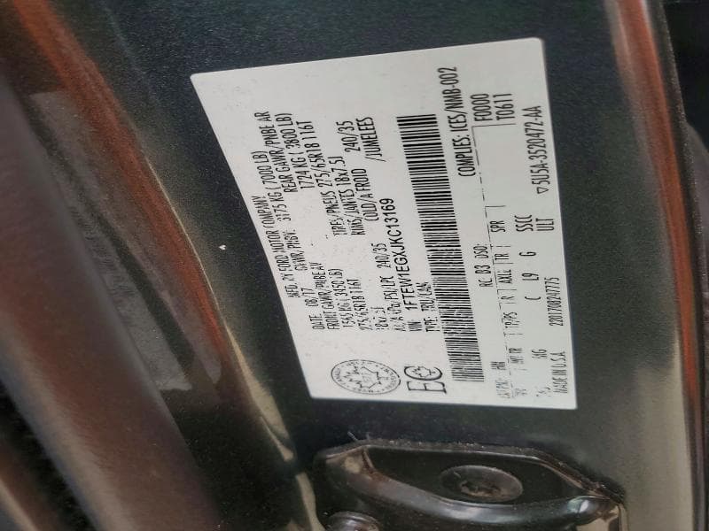 2018 FORD F150 SUPERCREW 12