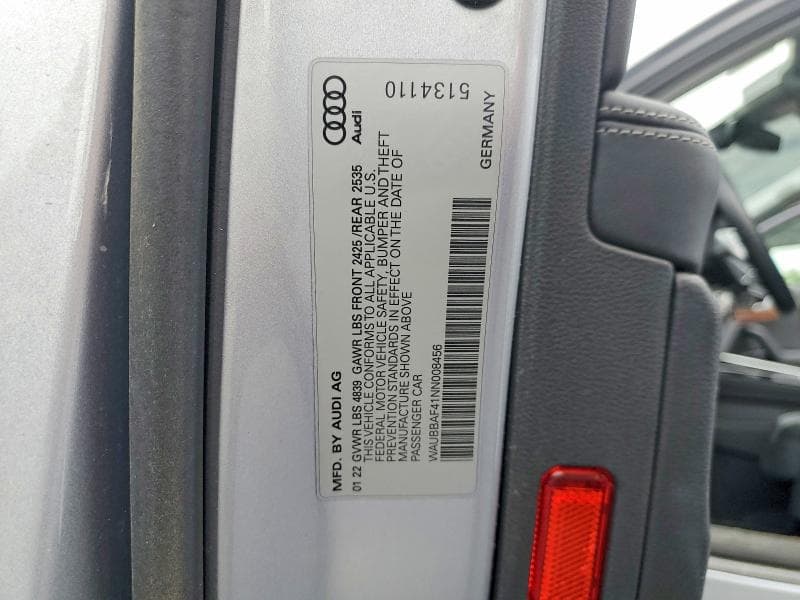 2022 AUDI A4 PREMIUM PLUS 40 12