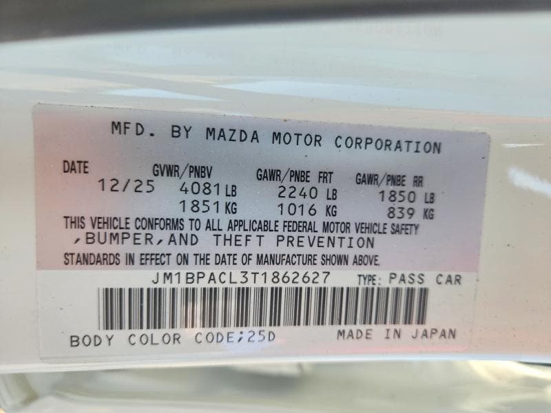 2026 MAZDA 3 PREFERRED 12
