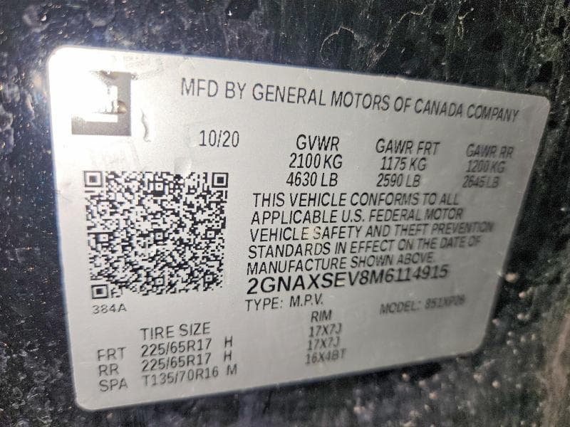 2021 CHEVROLET EQUINOX LS 13