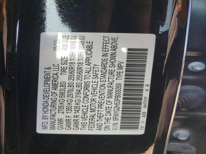 2023 HONDA PILOT EXL 13