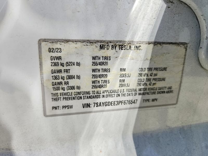 2023 TESLA MODEL Y 13
