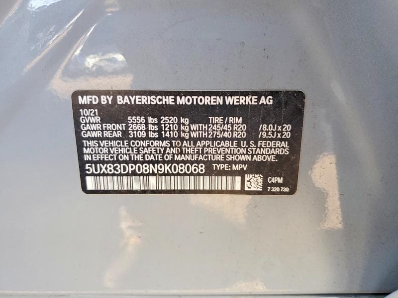 2022 BMW X3 M40I 14