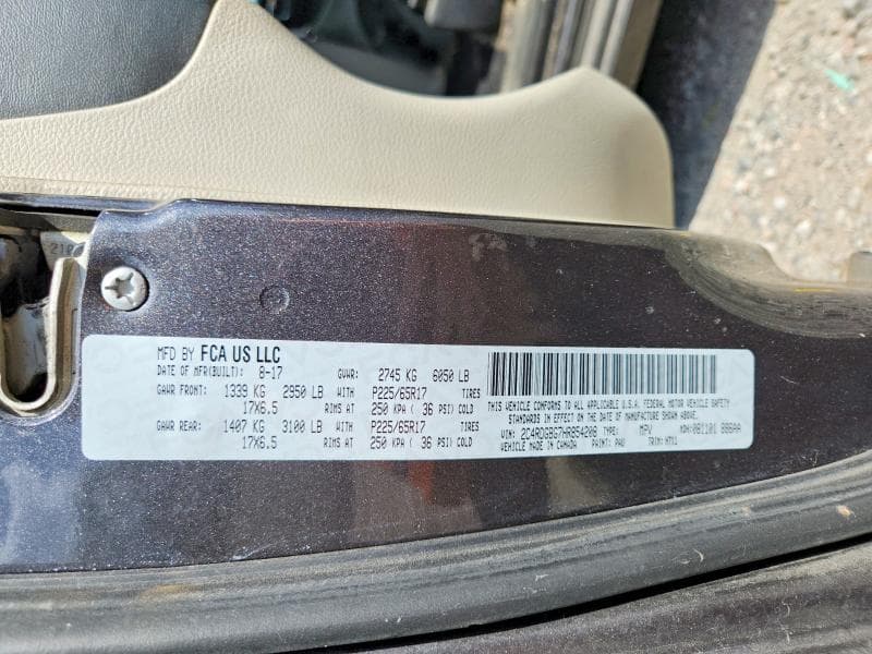 2017 DODGE GRAND CARAVAN SE 13