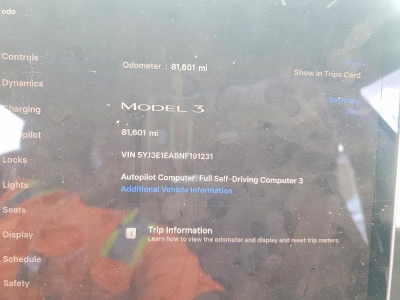 2022 TESLA MODEL 3 9