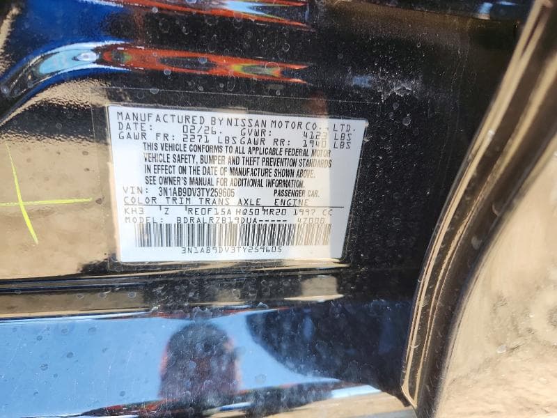 2026 NISSAN SENTRA SR 12