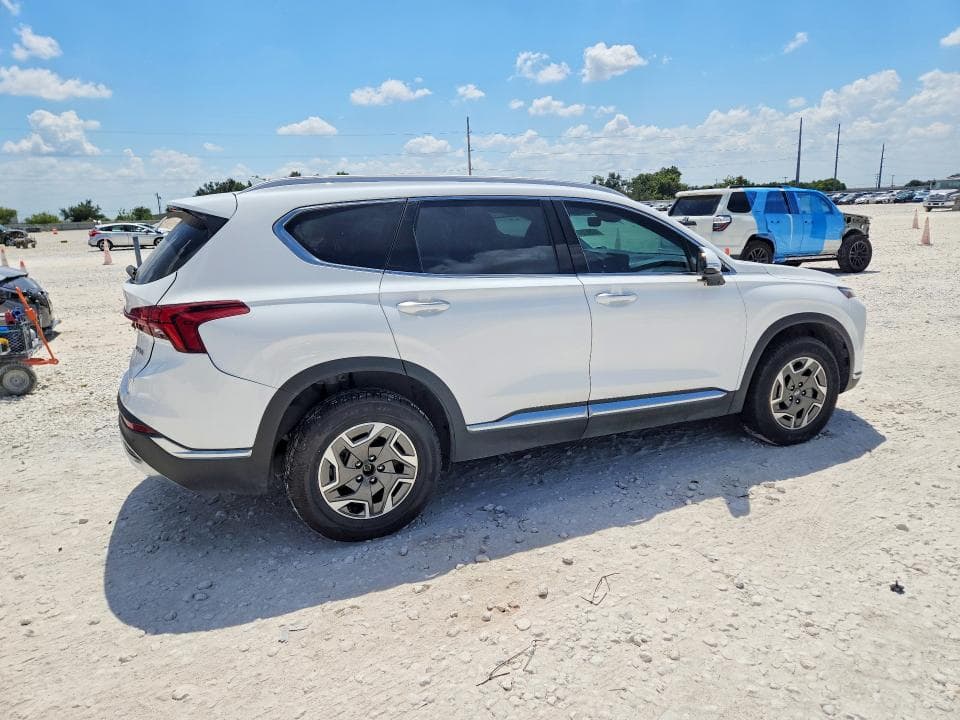2022 HYUNDAI SANTA FE BLUE 3