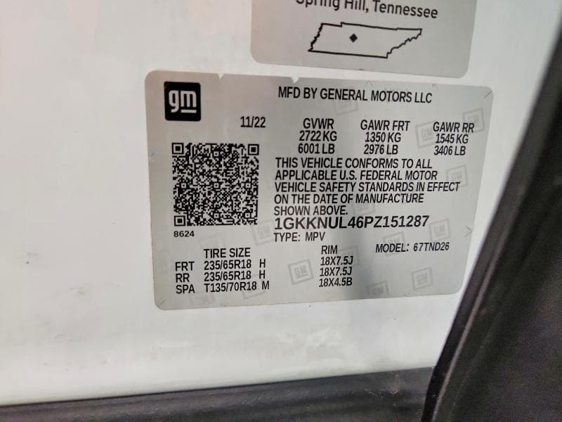 2023 GMC ACADIA SLT 13