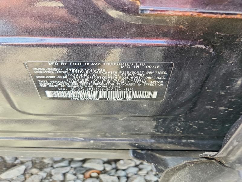 2017 SUBARU FORESTER 2.5I 12