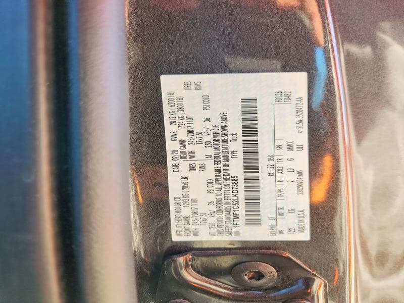 2020 FORD F150 12