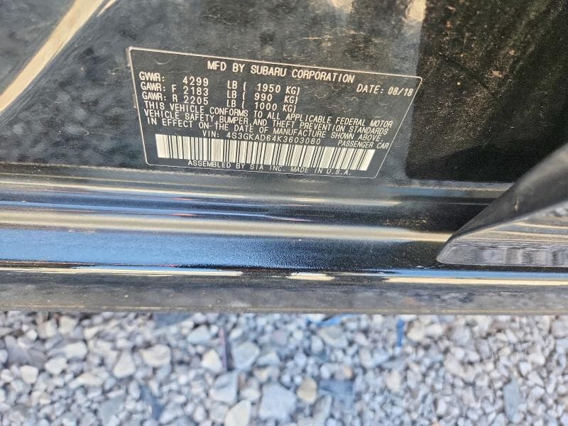 2019 SUBARU IMPREZA PREMIUM 12