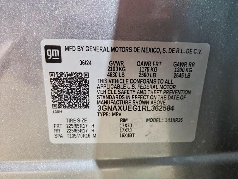 2024 CHEVROLET EQUINOX LT 13