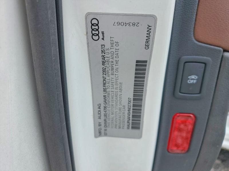 2017 AUDI A4 PRESTIGE 12