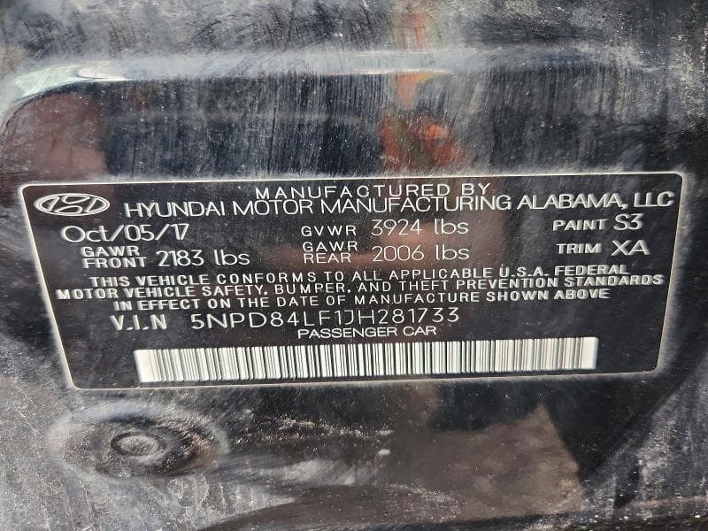 2018 HYUNDAI ELANTRA SEL 12