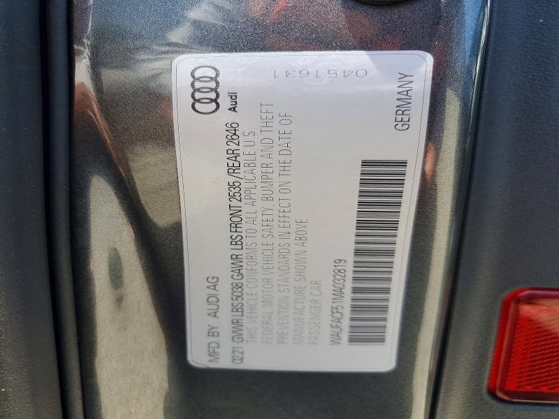 2021 AUDI A5 PREMIUM PLUS 45 12