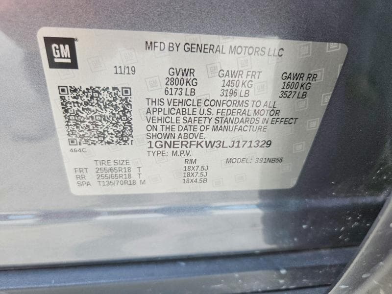 2020 CHEVROLET TRAVERSE LS 12