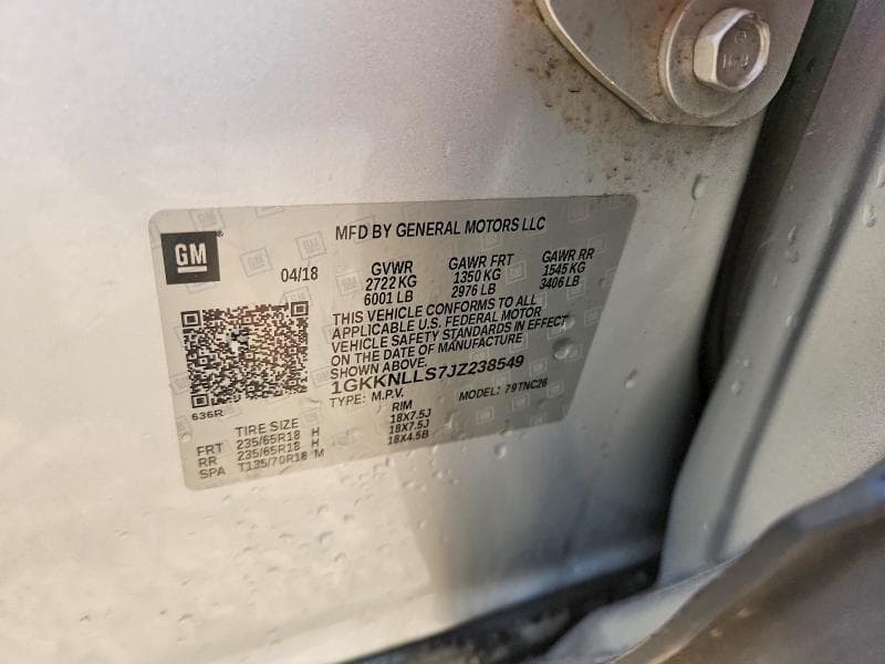 2018 GMC ACADIA SLE 14