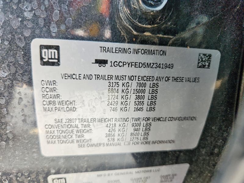 2021 CHEVROLET SILVERADO K1500 LT TRAIL BOSS 12