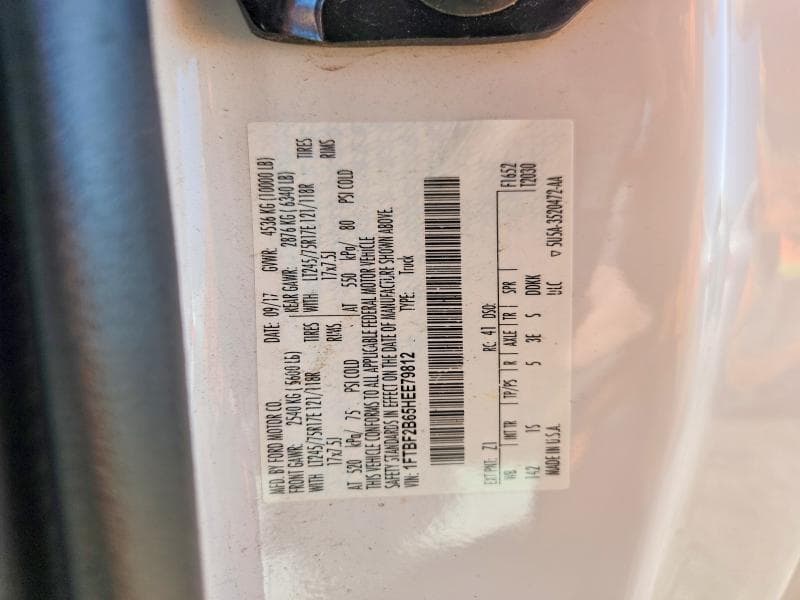 2017 FORD F250 SUPER DUTY 12