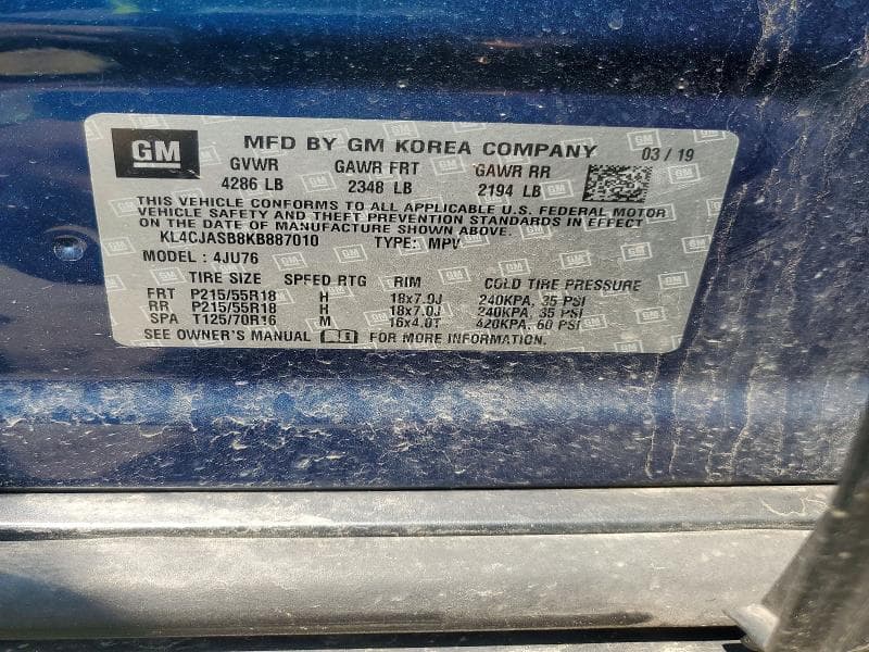 2019 BUICK ENCORE PREFERRED 13