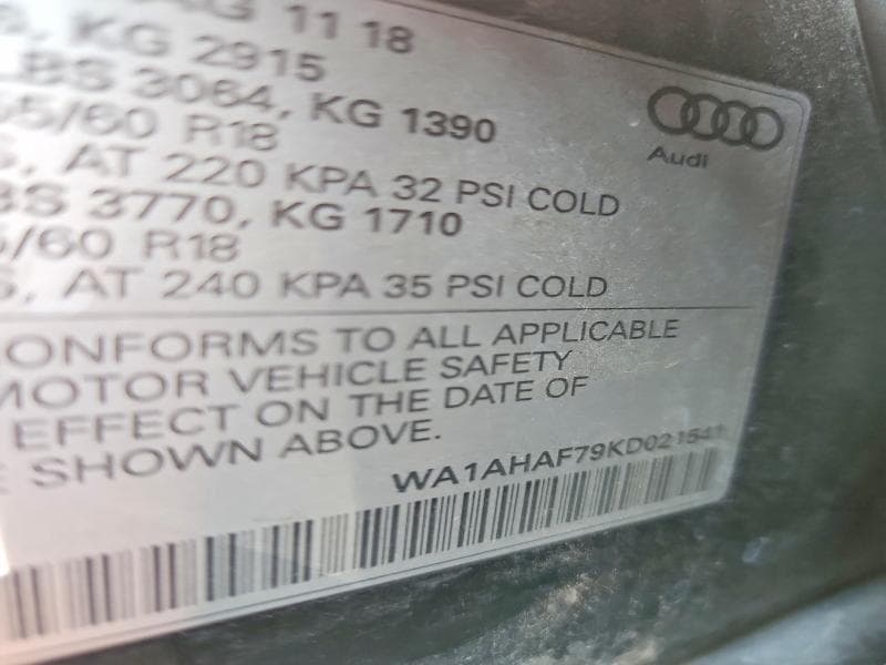 2019 AUDI Q7 PREMIUM 13