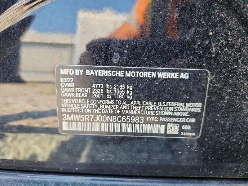 2022 BMW 330XI 12