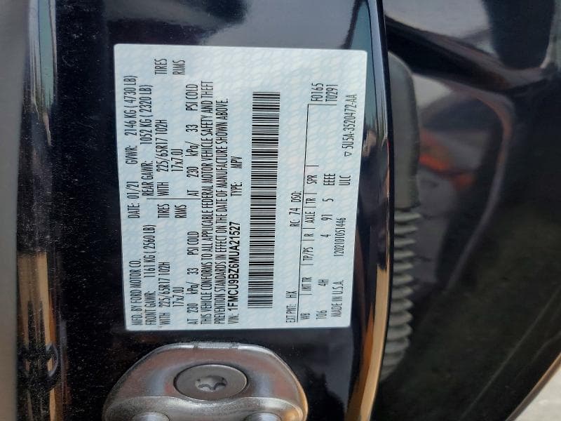 2021 FORD ESCAPE SE 14