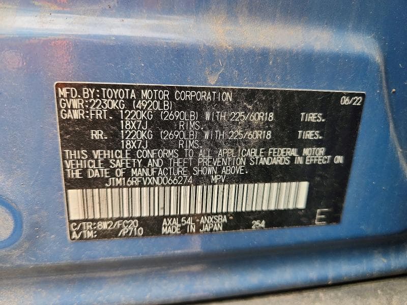 2022 TOYOTA RAV4 SE 13
