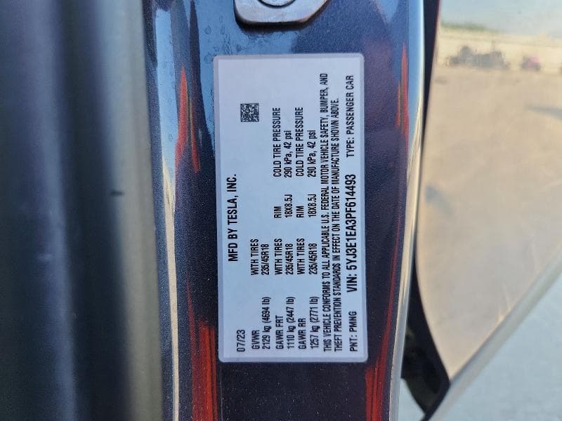 2023 TESLA MODEL 3 13