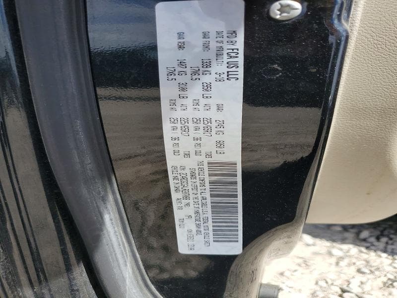 2018 DODGE GRAND CARAVAN SXT 12