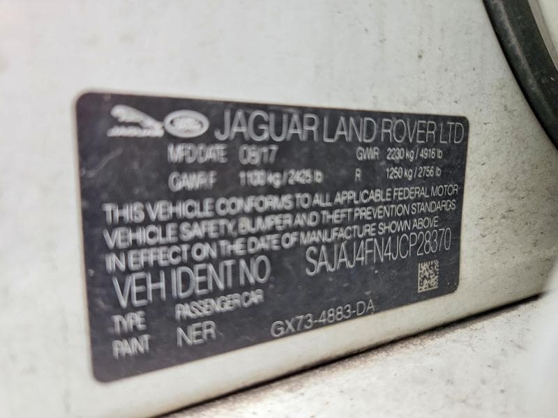 2018 JAGUAR XE PREMIUM 12