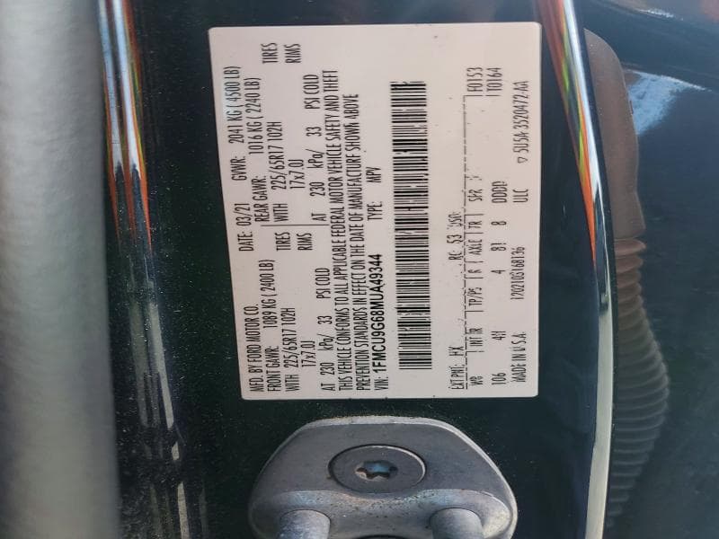 2021 FORD ESCAPE SE 13