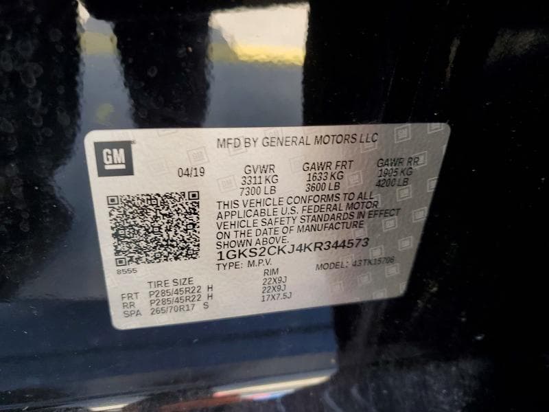 2019 GMC YUKON DENALI 13