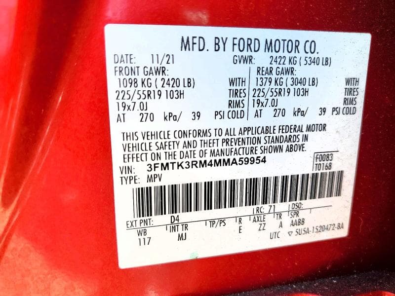 2021 FORD MUSTANG MACH-E PREMIUM 13