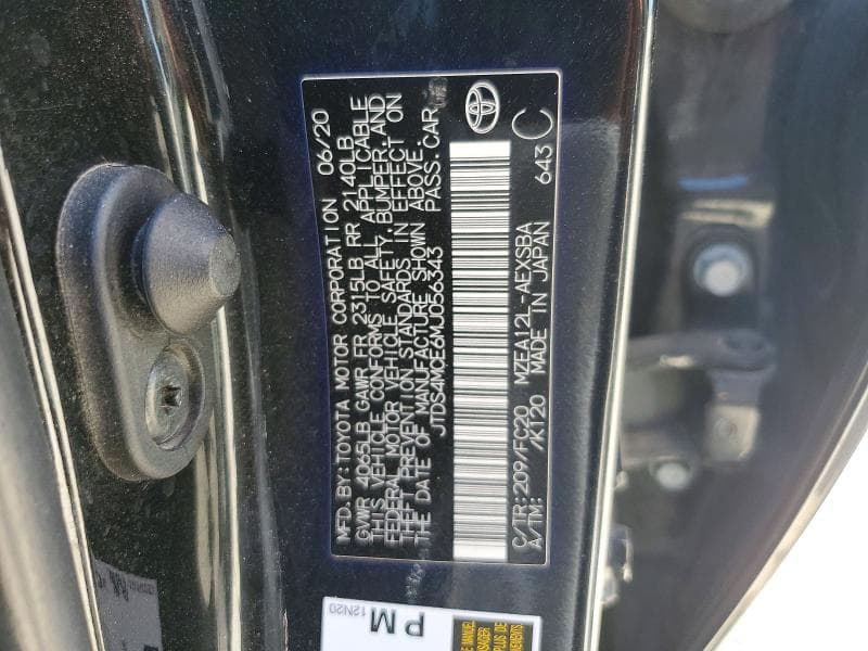 2021 TOYOTA COROLLA SE 12
