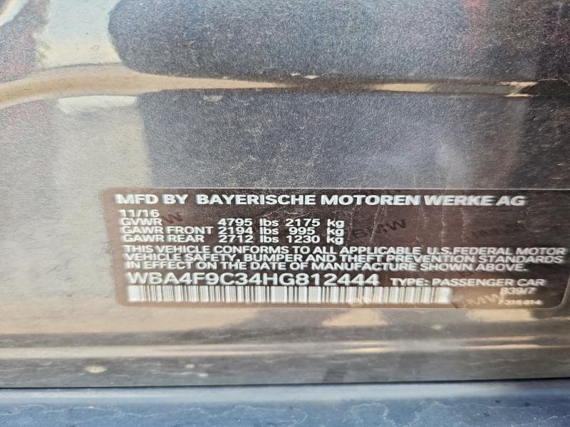 2017 BMW 430XI GRAN COUPE 13