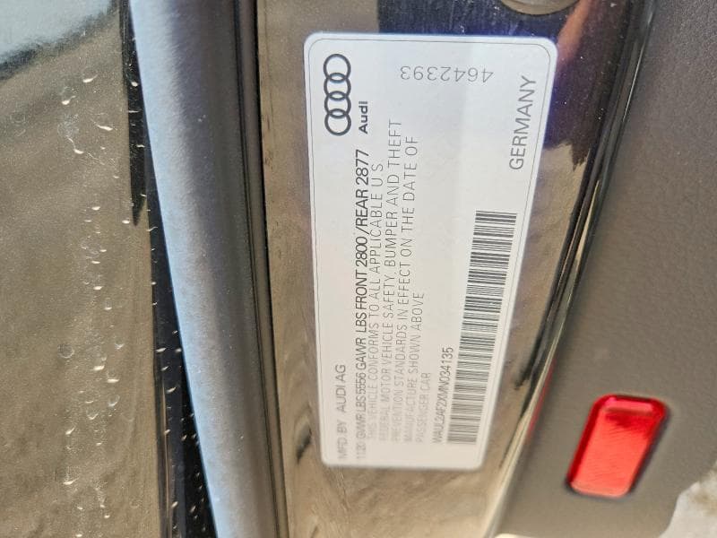2021 AUDI A6 PREMIUM PLUS 12