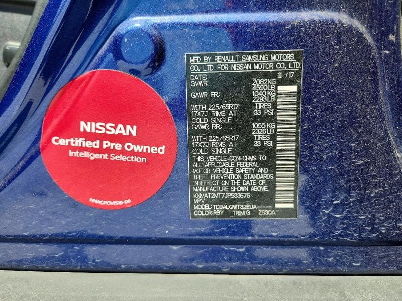 2018 NISSAN ROGUE SV 13